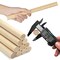 CraftySticks 10 Pack Round Wood Dowels 3/4 x 12 Inch Unfinished Pine Wood Dowels Made in The USA